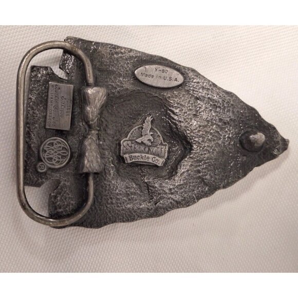 Lot of 3, Vtg Sisiyou Pewter Belt Buckles 2-1988 & 1984, Retro Western Cowboy - Picture 6 of 6